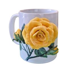 Flower-themed mug
